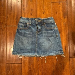 Girls Blue Jean Skirt
